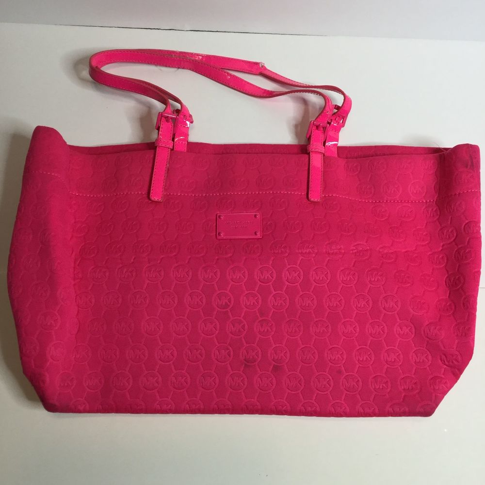 Michael Kors Neoprene Pink Tote Bag